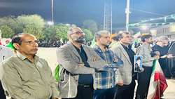 حضور کارکنان جهادکشاورزی ونظام مهندسی شهرستان عنبرآباد در سی پنجمین شب دفاع خیابان